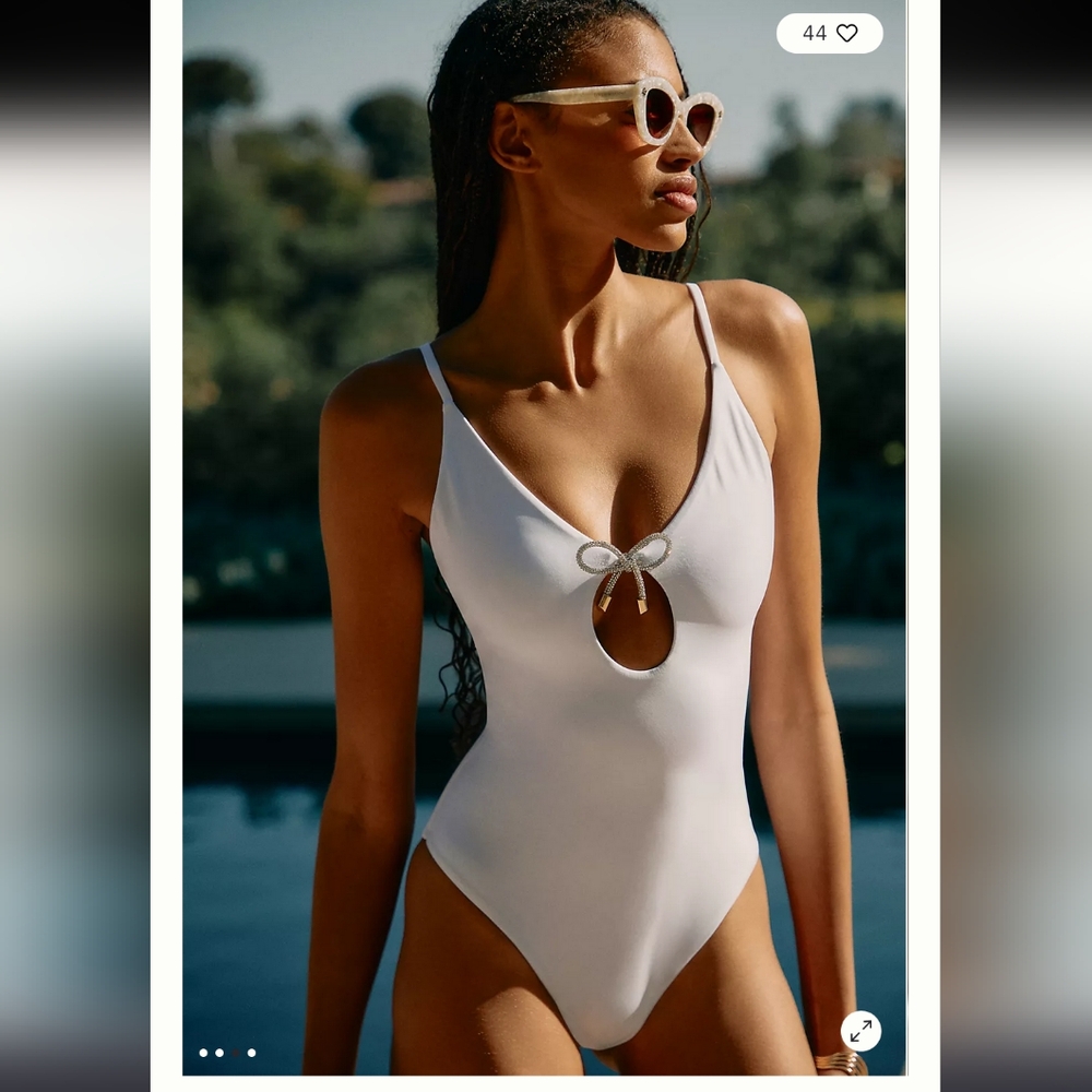 Beach Riot White One Piece Swimsuit - Picture 2 of 11